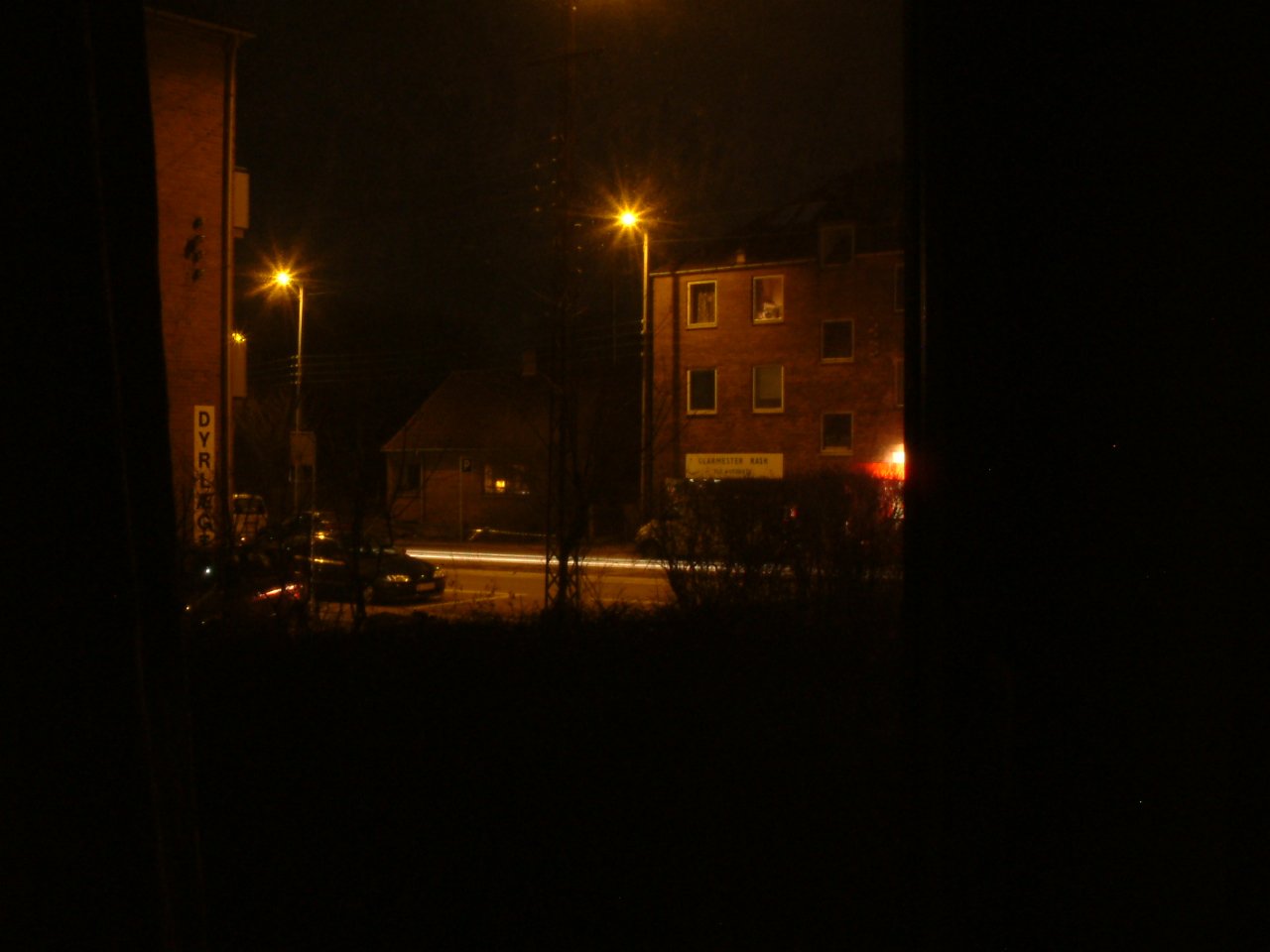 Buddinge Hovedgade by Night